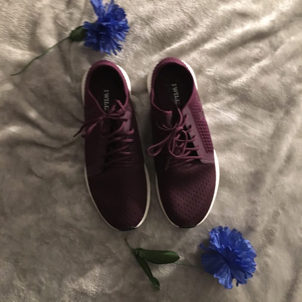 NWOT under armor purple sneakers